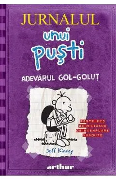 Coperta cărții Jurnalul unui pusti Vol.5: Adevarul gol-golut