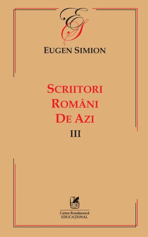 Coperta cărții Scriitori romani de azi III