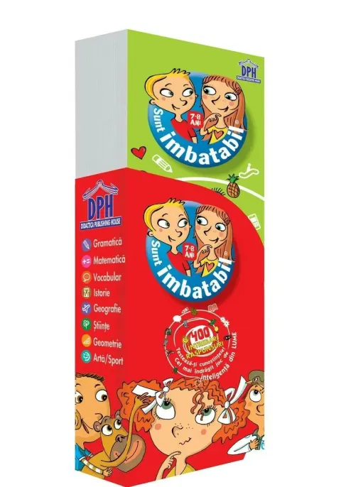 Coperta cărții Sunt imbatabil - Intrebari si raspunsuri - 7-8 ani - Volumul 1 |