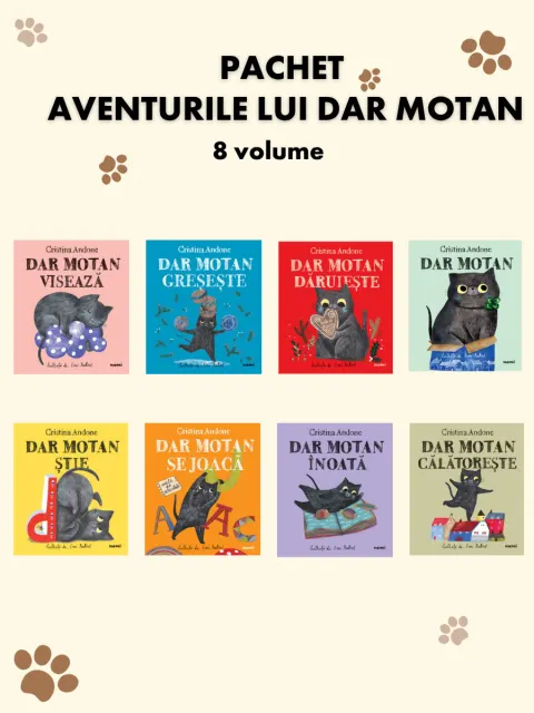 Coperta cărții Pachet Aventurile lui Dar Motan 8 vol.