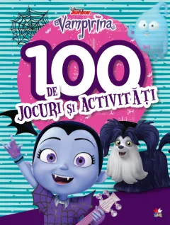 Coperta cărții Disney Junior. Vampirina. 100 de jocuri și activități