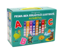 Coperta cărții Cutie. Bebe invata. Prima mea biblioteca ilustrata. Alfabetul