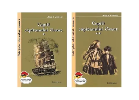 Coperta cărții Copiii căpitanului Grant (2 volume)