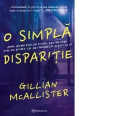 Coperta cărții O simplă dispariție
