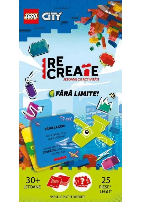 Coperta cărții Lego Recreate City: Fara limite