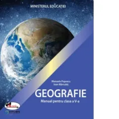 Coperta cărții Geografie. Manual pentru clasa a V-a