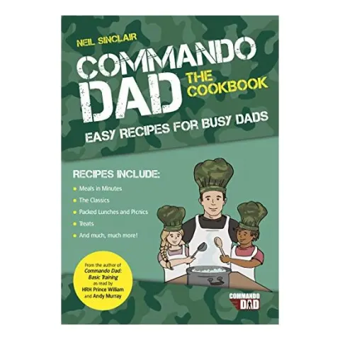 Coperta cărții Commando Dad Cookbook