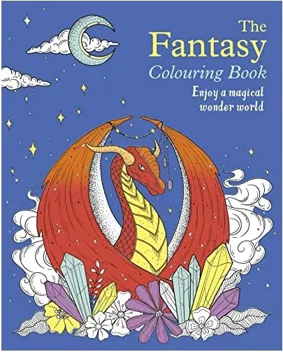 Coperta cărții The Fantasy Colouring Book