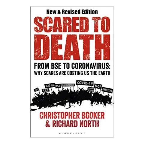 Coperta cărții Scared to Death : From BSE to Coronavirus