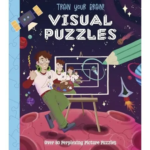 Coperta cărții Train Your Brain! Visual Puzzles(Arcturus Classic Puzzles)