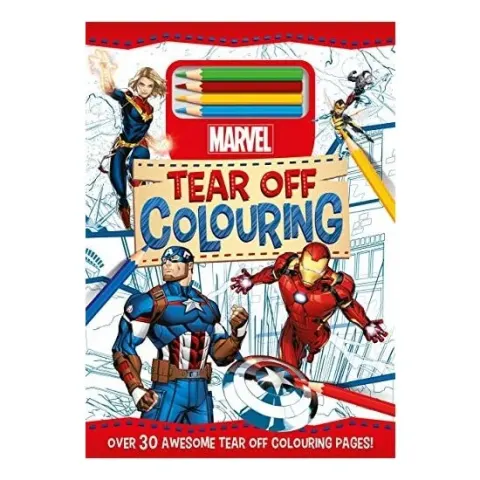 Coperta cărții Marvel: Tear Off Colouring
