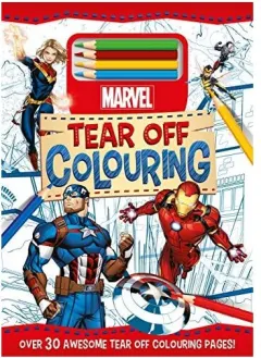 Coperta cărții Marvel: Tear Off Colouring
