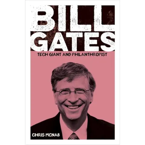 Coperta cărții Bill Gates Tech Giant and Philanthropist