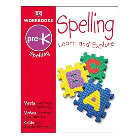 Coperta cărții DK Workbooks : Spelling, Pre-K, DK Publishing
