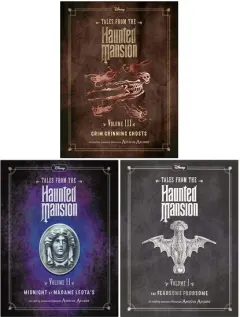 Coperta cărții Tales From The Haunted Mansion Series 3 Books Collection Set (fearsome Foursome, Midnight At Madame Leota, Grim Grinning Ghosts)