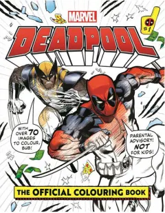 Coperta cărții Studio Press Marvels Deadpool The Official Colouring Book.