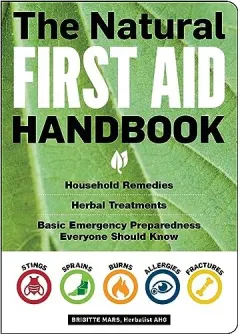 Coperta cărții The natural first aid handbook, Brigitte Mars