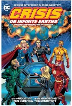 Coperta cărții Crisis on Infinite Earths, Marv Wolfman, George Perez