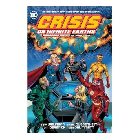 Coperta cărții Crisis on Infinite Earths, Marv Wolfman, George Perez