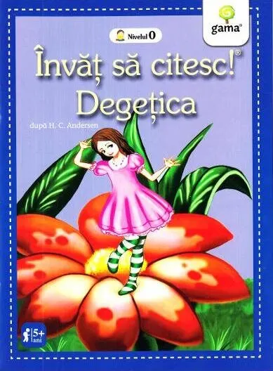 Coperta cărții Invat sa citesc! Degetica. Nivelul 0