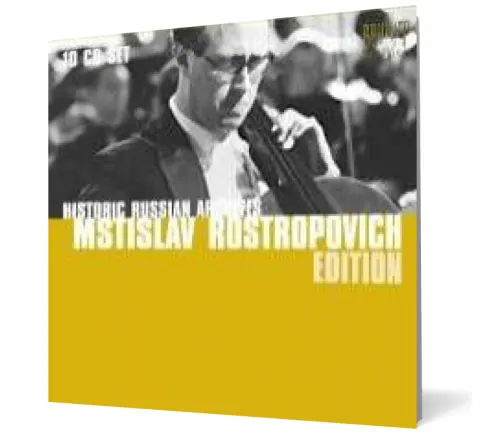 Coperta cărții Mstislav Rostropovich Edition