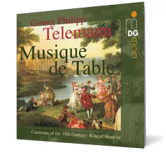 Coperta cărții Telemann - La Musique de table