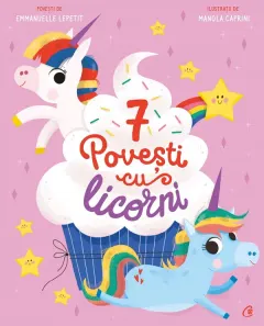 Coperta cărții 7 povesti cu licorni