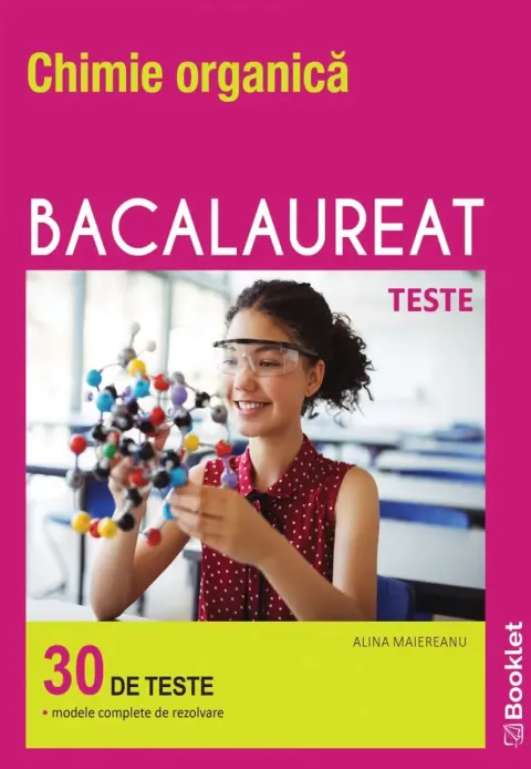 Coperta cărții Chimie organică. Bacalaureat. Teste