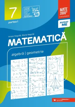 Coperta cărții Matematică. Algebră, geometrie. Clasa a VII-a. Consolidare. Partea I