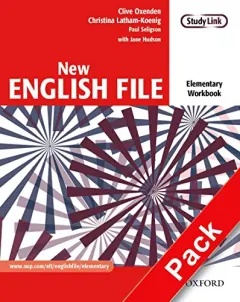 Coperta cărții New English File Elementary Workbook with key and MultiROM Pk- REDUCERE 50%