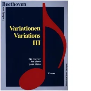 Coperta cărții Beethoven, Variationen III