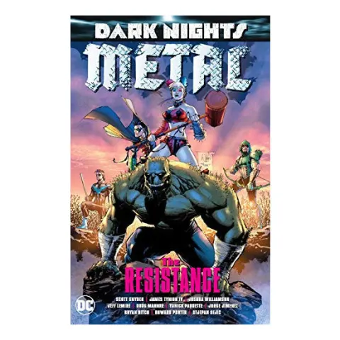 Coperta cărții Dark nights: metal: the resistance