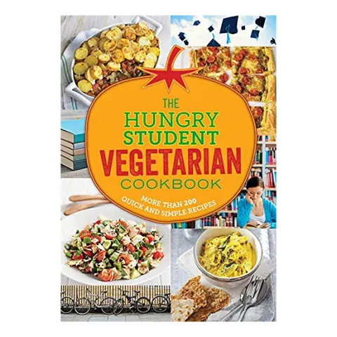Coperta cărții The hungry student vegetarian cookbook: more than 200 quick and simple recipes