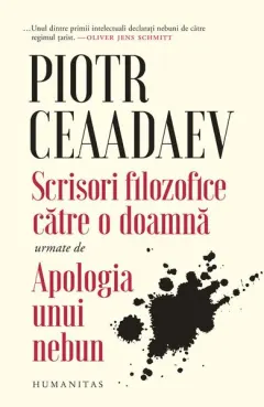 Coperta cărții Scrisori filozofice către o doamnă