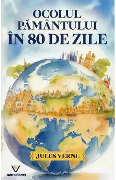 Coperta cărții Ocolul pamantului in 80 de zile