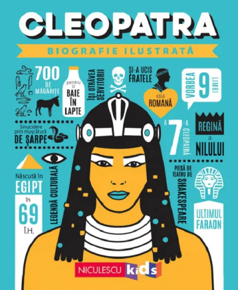 Coperta cărții Cleopatra. Biografie ilustrata