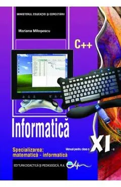 Coperta cărții Informatica - Clasa 11 - Manual