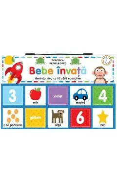 Coperta cărții Bebe invata. Gentuta mea cu 10 carti educative