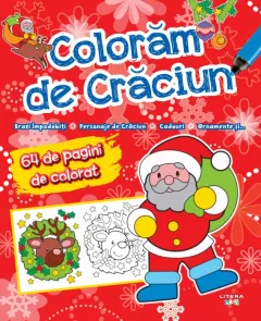 Coperta cărții Coloram de Craciun