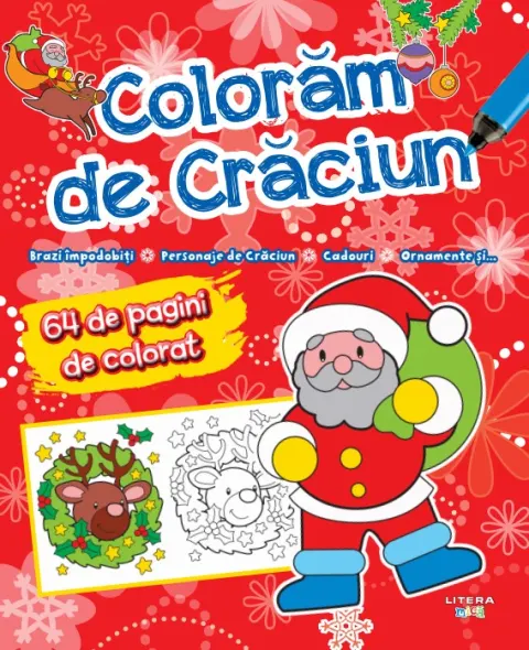 Coperta cărții Coloram de Craciun