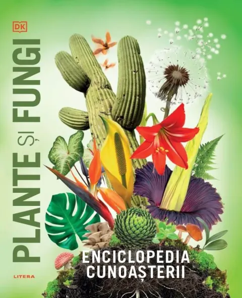 Coperta cărții Enciclopedia cunoașterii. Plante și fungi