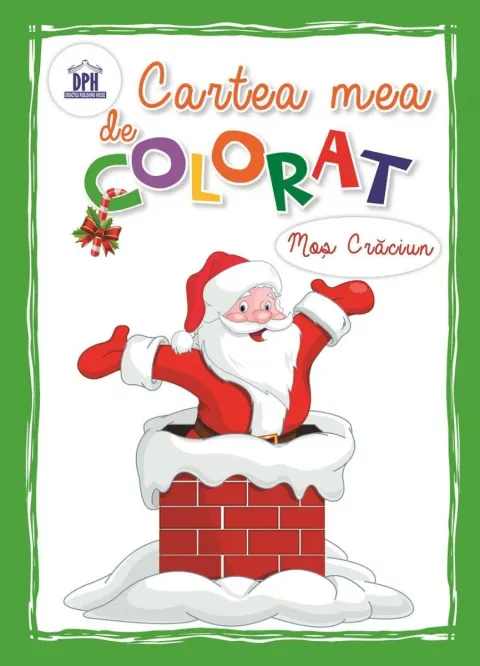 Coperta cărții Cartea mea de colorat Moș Crăciun