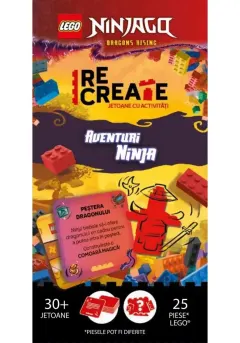 Coperta cărții Lego Recreate Ninjago: Aventuri ninja