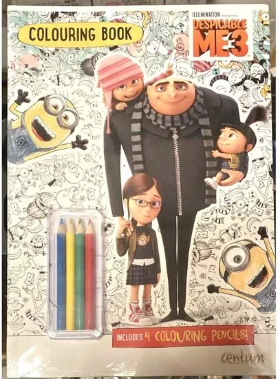 Coperta cărții Despicable Me 3 Colouring Book