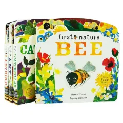 Coperta cărții First Nature 4 Books Childrens Collection Set (ANT, BEE, CATERPILLAR & LADYBIRD)