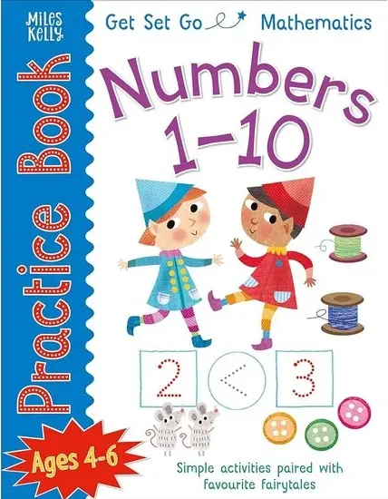 Coperta cărții Get set go: numbers 1-10