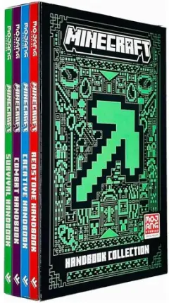 Coperta cărții Minecraft: The Complete Handbook Collection by Mojang (4 Books Box Set)