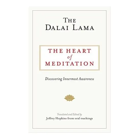 Coperta cărții Heart of Meditation, 14th Dalai Lama, Jeffrey Hopkins