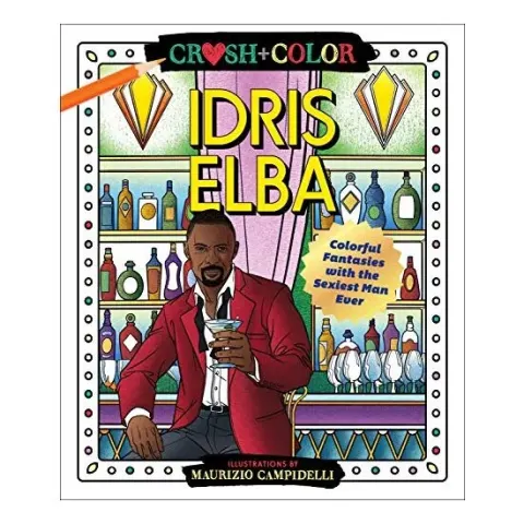 Coperta cărții Crush and Color : Idris Elba