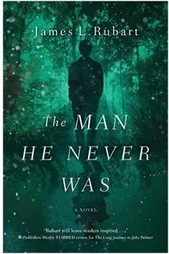 Coperta cărții The man he never was, James L. Rubart